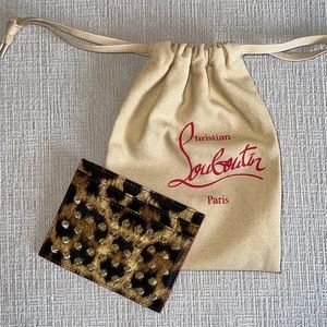Christian Louboutin Kios Studded Card Case